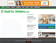 Tablet Screenshot of elhuertourbano.net